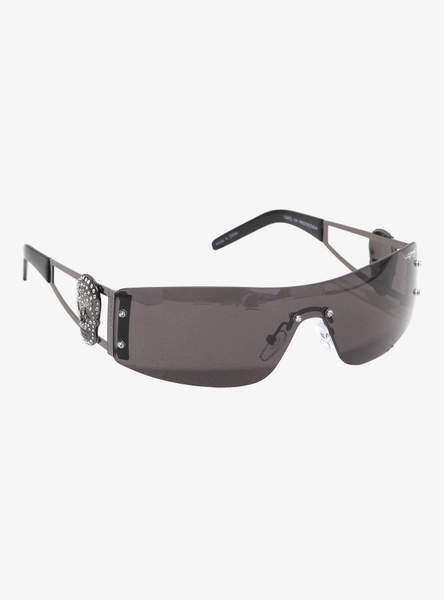 Ed Hardy Rhinestone Skull Sunglasses