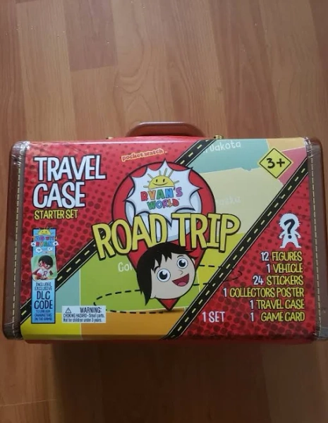 Ryan's World Road Trip Mystery Suitcase (12 Random Micro Figures)