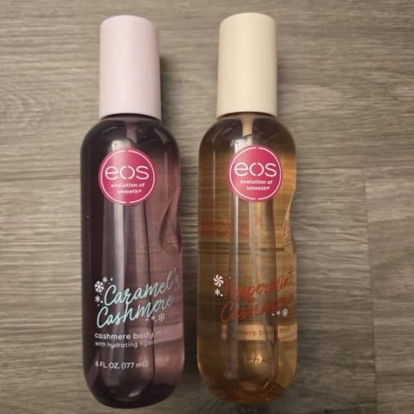 eos Limited Edition Cashmere Body Mist Caramel Peppermint Cashmere - New Beauty