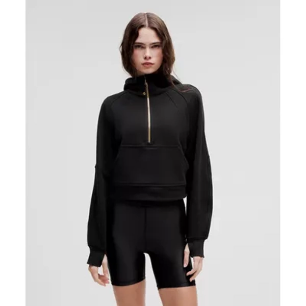 Scuba Oversized Half-Zip Hoodie