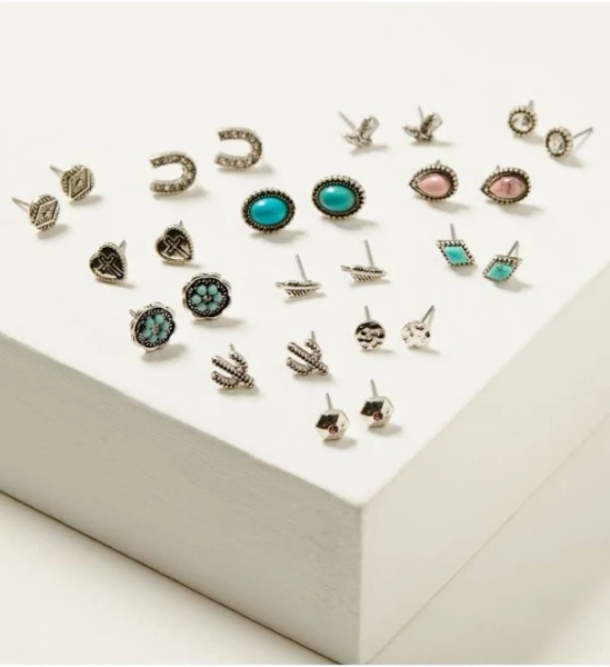 Shyanne Women's Cowgirl Earrings Set