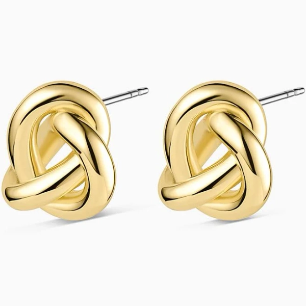 GORJANA Women's 18k Gold Infinity Knot Stud Earrings
