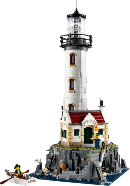 Le phare motorisé (lego)