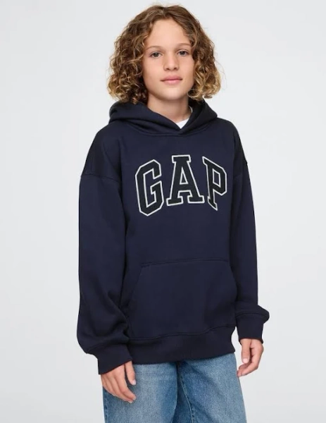 Girls' Vintagesoft Logo Hoodie by Gap