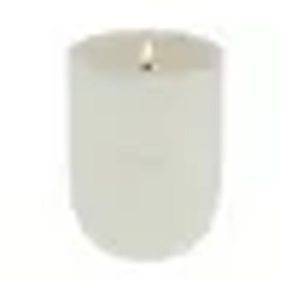 Allswell Calm Scented Ceramic Jar Spa Candle 10 oz., Coconut & Citrus & Amber, White