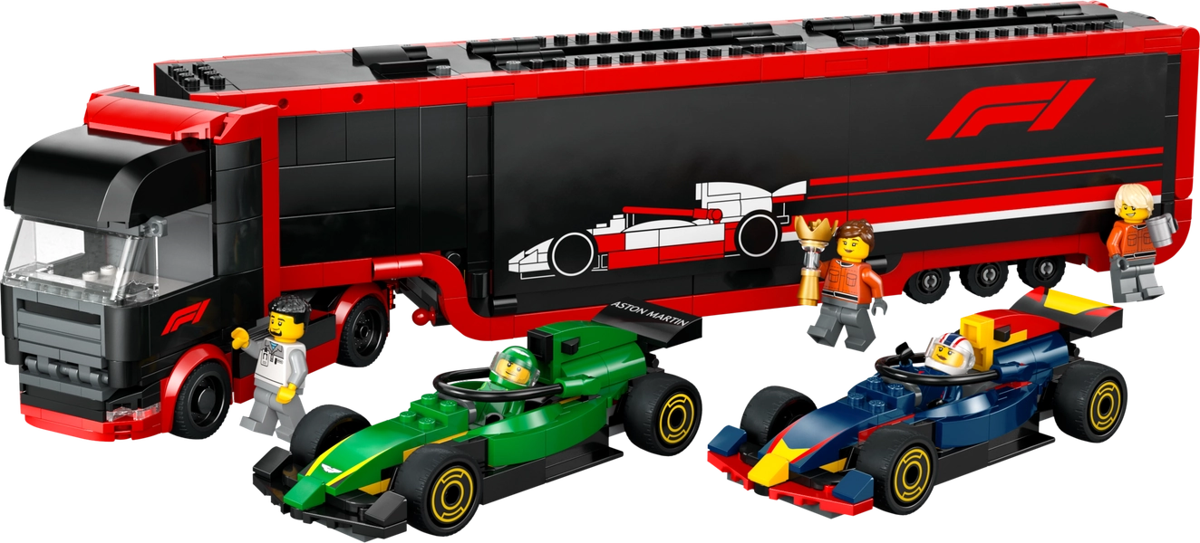 F1® Truck with RB20 & AMR24 F1® Cars