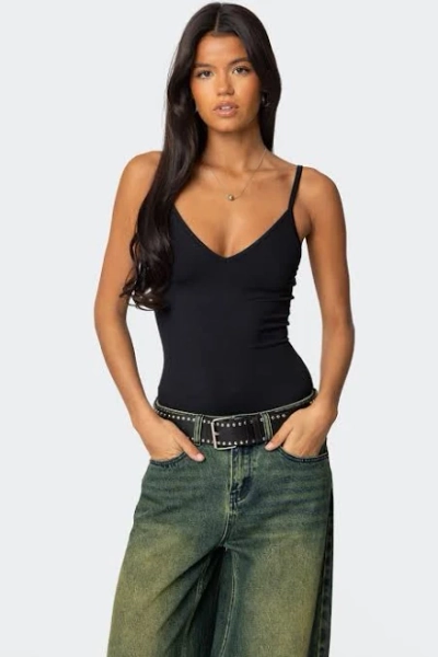 Edikted Women's Teaghan Triangle Fitted Bodysuit