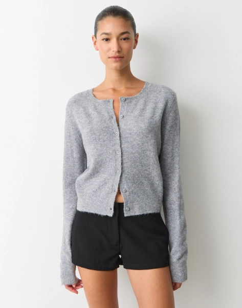 Button Up Knit Cardigan