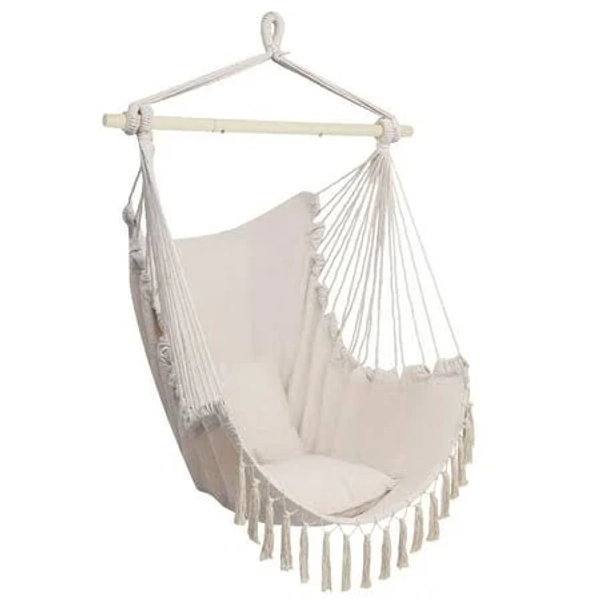 Zimtown Hammock Chair Swing with 2 Cushions