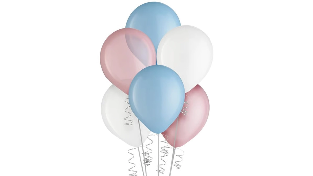 Uninflated 11" 5 Color Mix Sorbet Latex Foil Balloons (15 ct) | Delivery Near Me - Doordash