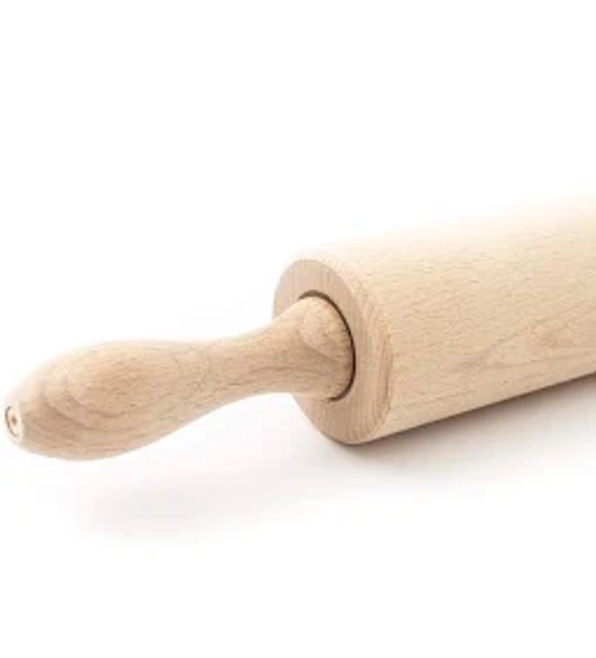 Professional Wooden Rolling Pin with Rotating Center