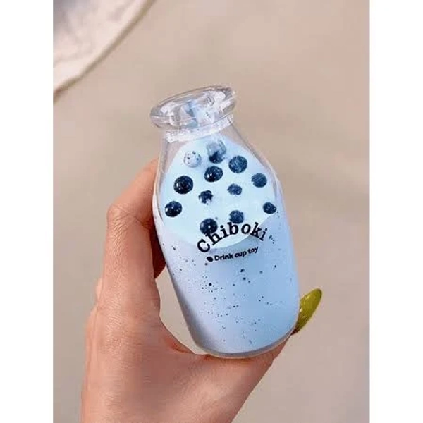 Boba Bottle Stress Ball, Milk Tea Bottle Squishy Toy Fidget Toys Asmr Sensory for Kids & Adults, Funny Novelty Gifts for Anti Stress Relief, Size: