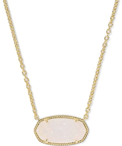 Kendra Scott Elisa Statement Short Pendant Necklace Gold