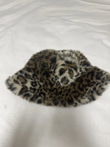 Leopard Faux Fur Bucket Hat Made In Korea