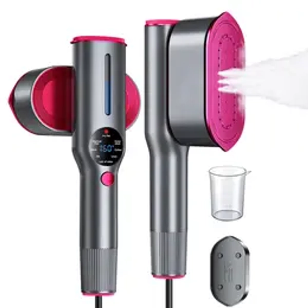 Dr.Flash Garment Steamer for Clothes, Portable Travel Clothing Steamer Iron, 7 Mode with LED Display, 5s Fast Heating, 90° Swivel Handle, New Year Gift