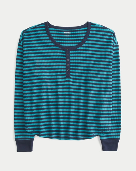Easy Waffle Henley