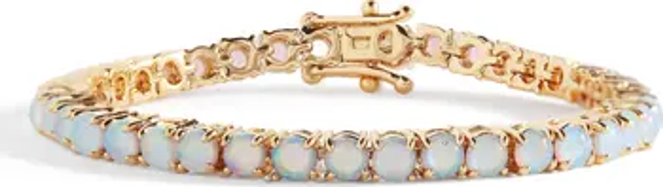 Blue Opal Tennis Bracelet