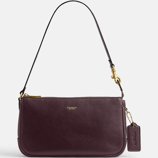 Coach Women's Plaza Leather Shoulder Bag
