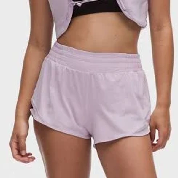 lululemon Hotty Hot Shorts | Women's High-Rise Lined Short 2.5" | Size 2 | Purple