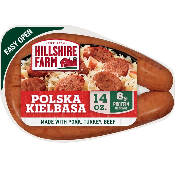 Hillshire Farm Polska Kielbasa Smoked Sausage Rope, 14 oz (Refrigerated) - Walmart.com