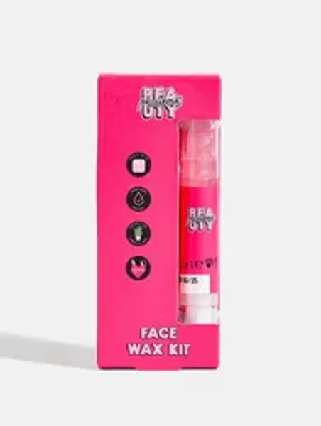 Mallows Face Wax Kit - Silky Smooth Skin for 4 Weeks with Aloe Vera Hydrator & Salon Results at Home