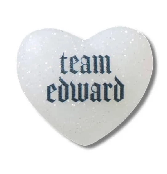 TWILIGHT SAGA Crocs TEAM EDWARD Jibbitz Shoe Charm New w/ Tag