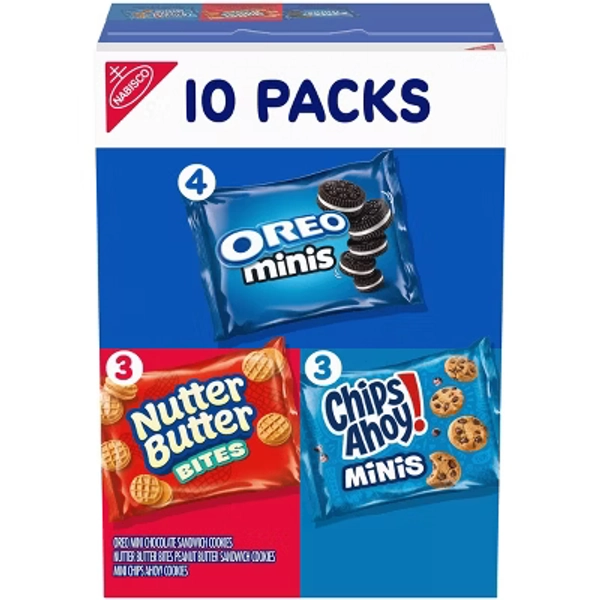 NABISCO Cookies Mini Variety Pack - 10oz/10ct
