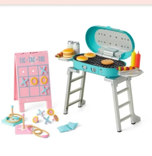 American Girl Grill & Games Set for 18-inch Dolls