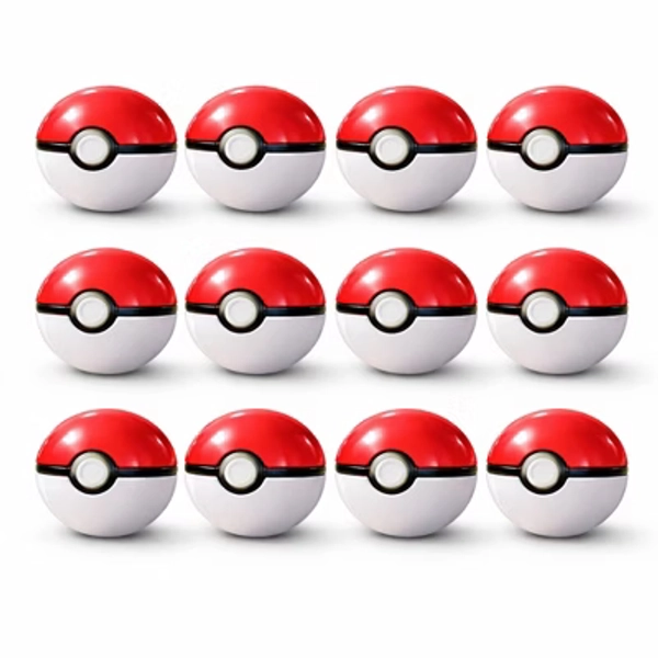 Pack of 12 Pokemon Poke Ball Mystery Random Assortment