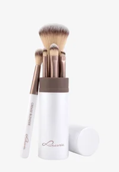 TRAVEL SET - Kit pennelli - cream white/coffee brown