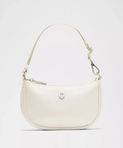 City Essentials Mini Shoulder Bag 1L - Light Ivory/Silver - ONE SIZE