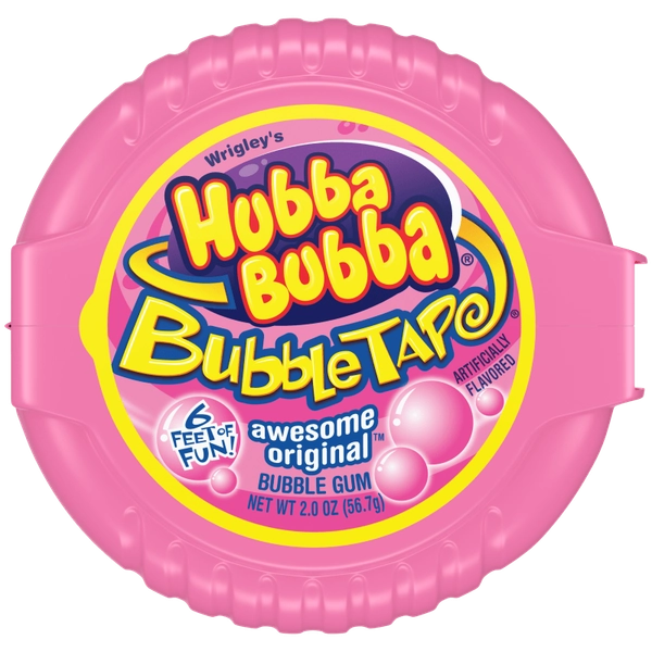 HUBBA BUBBA Original Bubble Gum Tape, 2 Oz Pack