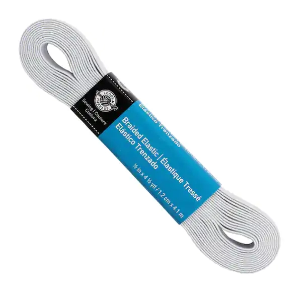 1/2" Braided Elastic by Loops & Threads™