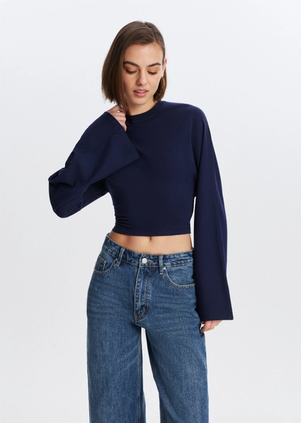 Lange mouwen top met strik