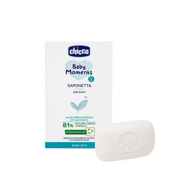 Chicco Jabon Barra Baby Moments 100gr