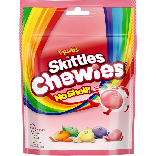 SKITTLES Chewies Fruits Sweets Bag 137g