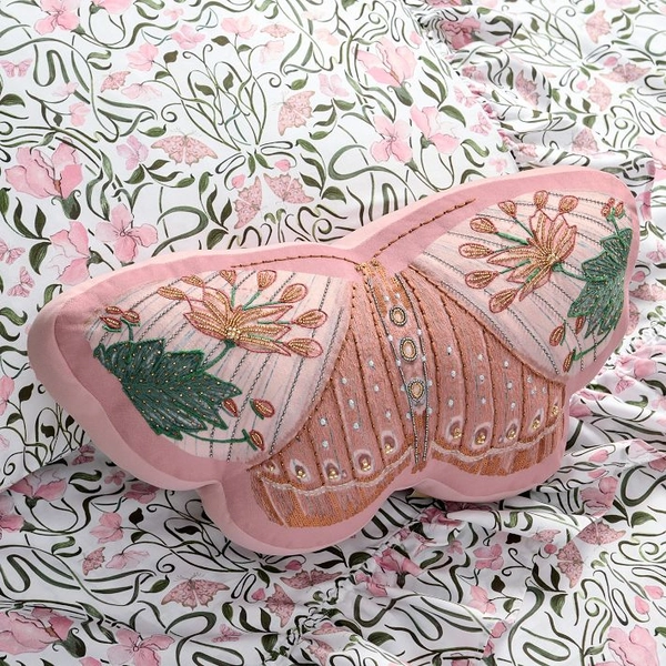 <i>Wicked</i> Glinda Butterfly Shaped Pillow