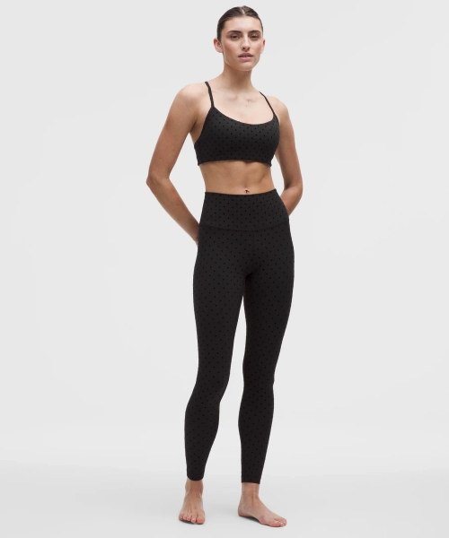 lululemon Align™ High-Rise Pant 28" *Flocked - Polka Flock Black - 0