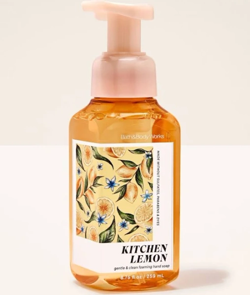 Bath Body Works Kitchen Lemon Gentle Foaming Hand Soap