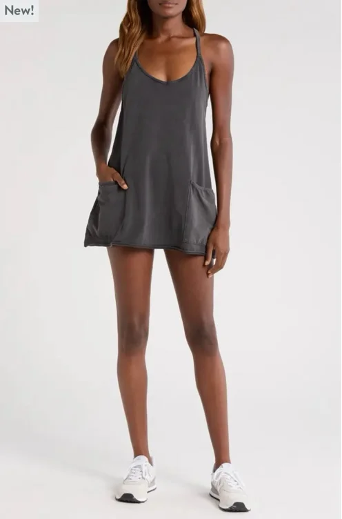 FP Movement Women's Hot Shot Mini Dress Orange L