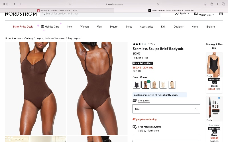 Seamless Sculpt Brief Bodysuit