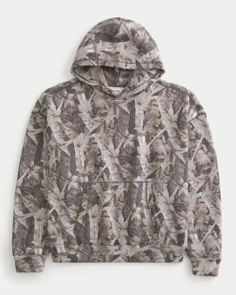 Men's Baggy Cinch Camo Hoodie | Men's Tops | HollisterCo.com