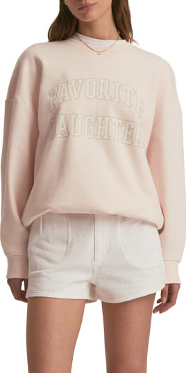 Collegiate Cotton Blend Sweatshirt