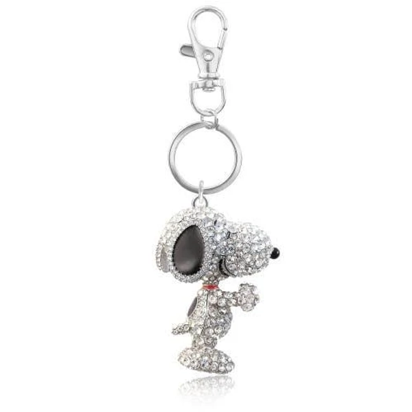 Peanuts Snoopy Pave 3D Bling Keychain