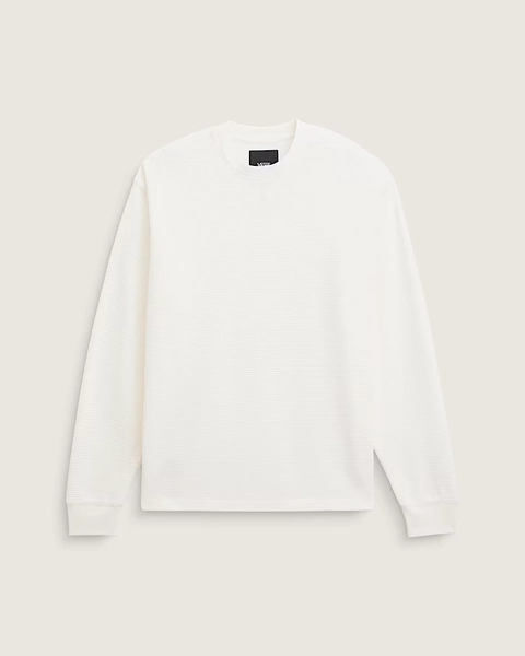 Navigate Long Sleeve Thermal Shirt in Egret White| Vans US