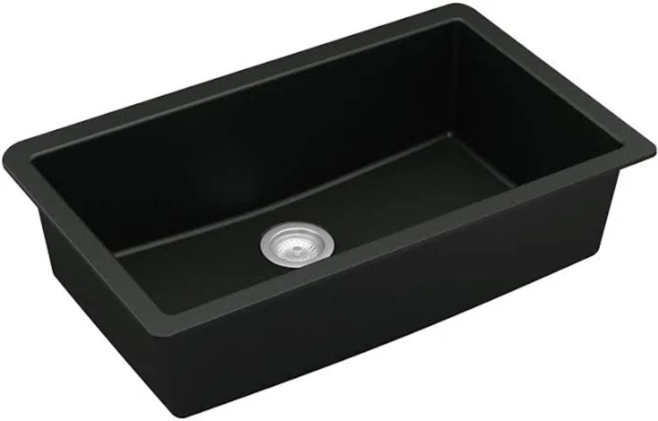 Karran Undermount 32.5 in. Large Single Bowl Quartz Kitchen Sink