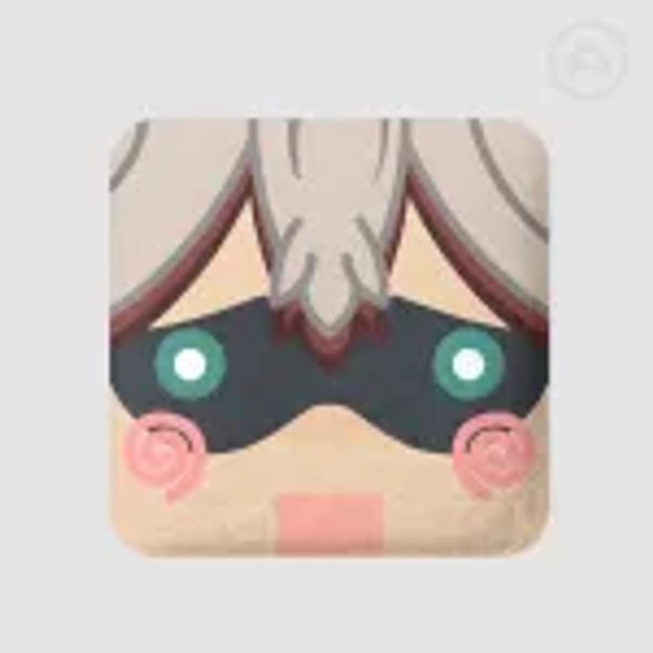 Fu Square Plush Badge by Fanazia (CusomMerchShop) - ACGGOODS