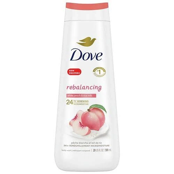 Dove Body Wash Rebalancing White Peach & Rice Milk