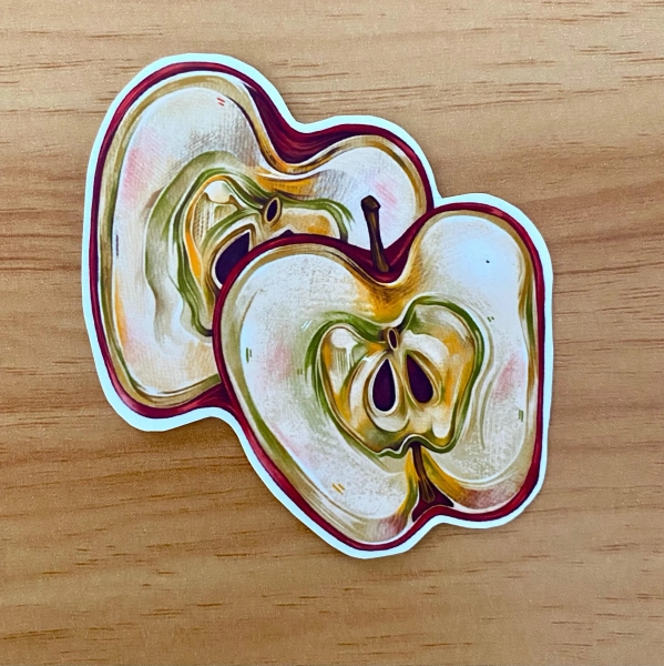 Whimsitwee Apple Sticker (Matte)