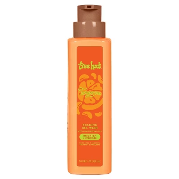 Tree Hut Foaming Gel Body Wash - Tangerine - 18 fl oz: Paraben-Free, Sulfate-Free, Vegan, Moisturizing